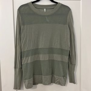 Alo sweatshirt with netting panels